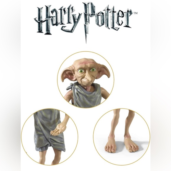 Harry Potter Bendable/Posable Dobby - Picture 5 of 7